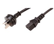 Cable 3-PIN AU TO IEC C13 BLK 3M