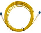 MSS Fibre LC - LC Singlemode 30 Metre Yellow LSZH Duplex Patch Lead